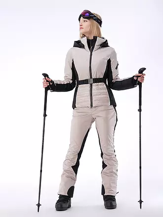 SPORTALM | Damen Skijacke  in Colour-Blocking mit Gürtel | 